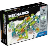 Joc de constructie Geomag, Mechanics Magnetic Gravity Loops, 130 piese