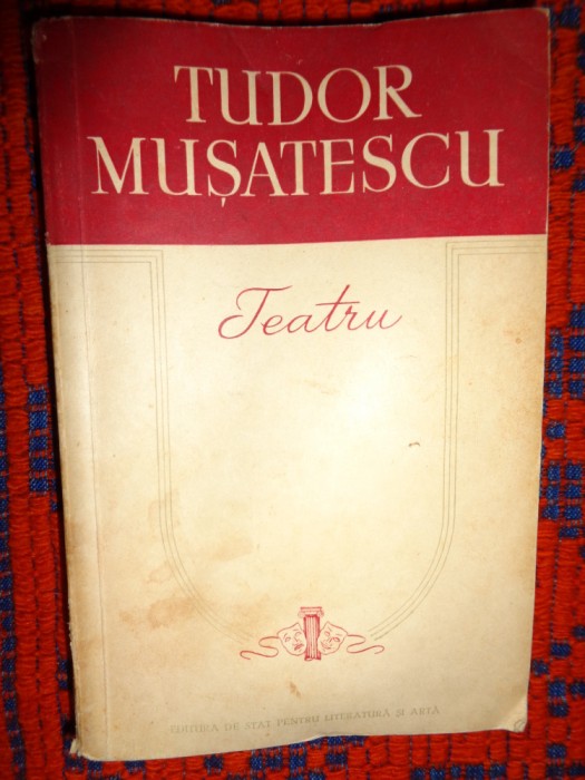Tudor Musatescu - Teatru ( Sosesc deseara, Titanic- Vals , ...Escu , Visul nopti