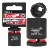 Cheie tubulara de impact cu 6 puncte, 1 / 2&quot;, 18 mm, Tvardy T00210-18