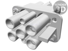 Conector HDC inserturi de contact mamă Han Q PIN 7 HARTING