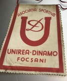 Fanion Vintage Asociația Sportivă Unirea Dinamo Focșani - Volei / Fotbal