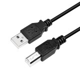 CABLU USB LOGILINK pt. imprimanta, USB 2.0 (T) la USB 2.0 Type-B (T), 2m, negru, &quot;CU0007B&quot; (timbru verde 0.08 lei)