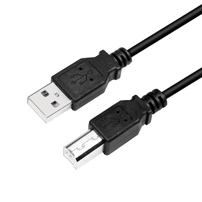CABLU USB LOGILINK pt. imprimanta, USB 2.0 (T) la USB 2.0 Type-B (T), 2m, negru, &amp;quot;CU0007B&amp;quot; (timbru verde 0.08 lei) foto
