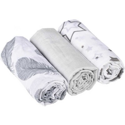 Set 3 scutece din muselina Infantilo IF19192 foto