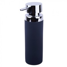 Dozator pentru sapun lichid, Ceramica Cauciucata, Negru
