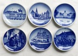 Set de sase farfurioare de colectie din portelan fin danez ROYAL COPENHAGEN (5)