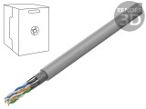 Cablu S/FTP Cat6a Cu LSZH Gri 305m