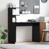 Birou de scris din stejar negru Stejar negru MDF, laminat Compact