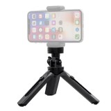 Cumpara ieftin Mini trepied pentru telefon si camera GoPro culoare neagra, potrivit pentru TikTok, Vlog