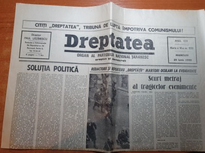 dreptatea 20 iunie 1990-art &amp;quot;zilele negre ale capitalei&amp;quot; foto