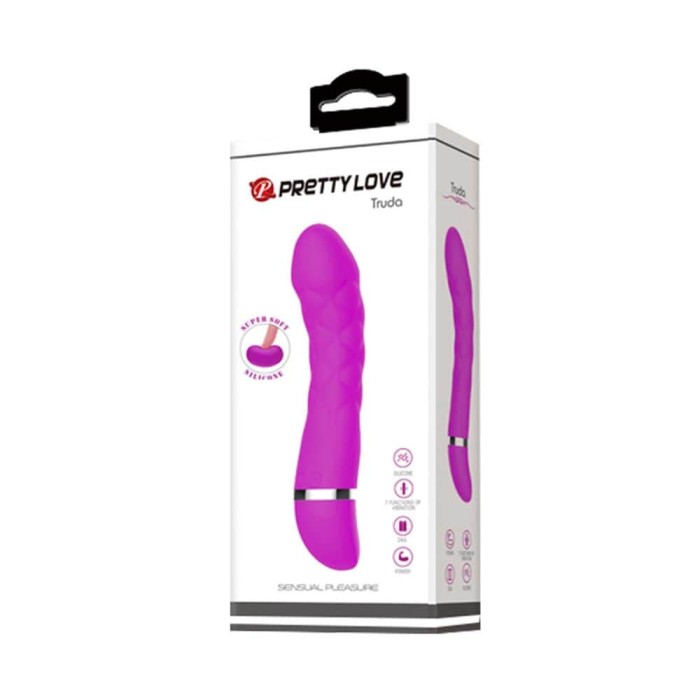 Truda - Vibrator punct G, mov, 18.8 cm