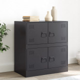 Gossi servanta, negru, 67x39x73 cm, otel