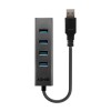 Hub USB Lindy LY-43324, 4 Port, USB 3.0, negru