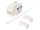 Soclu RJ45 Cat6 Keystone Alb, Logilink