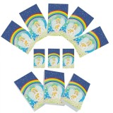 Set Carnete de buzunar Ingerul pazitor 10+1, 100 foi velina, 5x8 cm, coperta lucioasa - Soapta Stelelor