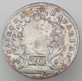 Moneda Bavaria - 20 Kreuzer 1786 - Argint, Europa