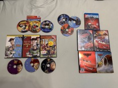 animatii dvd+bluray - Cars + Toy Story + Kung Fu Panda foto