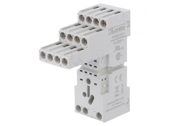 Stativ PIN 14 10A 250VAC pentru șină DIN HR60