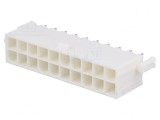 Conector Mini-Fit Jr 4,2mm 20 PIN THT Drept 9A, MOLEX