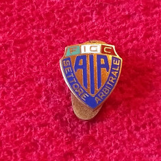 Insigna (cu talpa) fotbal - Federatia de Fotbal din ITALIA - ARBITRI