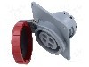 Conector alimentare AC, IEC 60309, IP69K, 16A, {{Tensiune nominala}}, 4 pini, AMPHENOL - 2CMA167020R1000