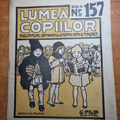 revista pentru copii - lumea copiilor - 18 ianuarie 1925