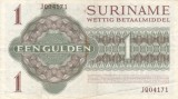 SURINAME 1 gulden 1974 VF+!!!