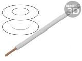Cablu Electric H05V-K 1mm2 PVC Alb 10m, Bq Cable