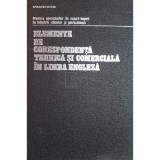 Spiridon Lefter - Elemente de corespondenta tehnica si comerciala in limba engleza (Editia: 1985)