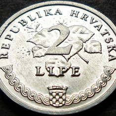 Moneda 2 LIPE - CROATIA, anul 1995 * cod 641