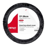 Husa volan auto AMiO SWC-02-M, marime M, 37-39 cm, antiderapanta