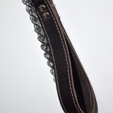 Lesa lant 3 mm/1,20 m &amp; maner piele negru