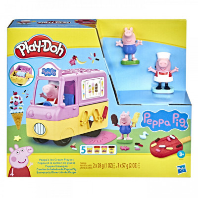 Play-Doh Peppa Pig Si Masina De Inghetata foto