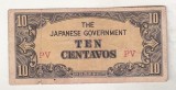 bnk bn Filipine 10 Centavos (Japanese Government) ND (1942)