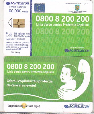 bnk card Cartela telefonica 2005 - Telefonul copilului - RO-ROM-0294B foto