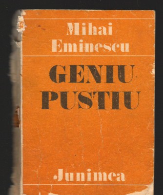 C9815 - GENIU PUSTIU DE MIHAI EMINESCU foto