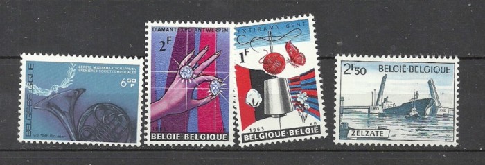 BELGIA &ndash; MUZICA, BIJUTERII, VAPOARE, serii MNH, SD78