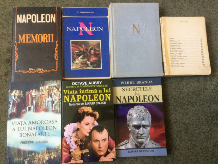 Napoleon 6 carti memorii secretele viata amoroasa viata intima istorie biografie