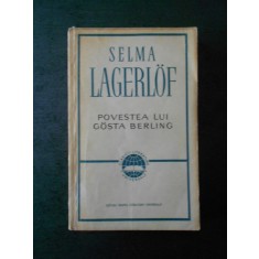 SELMA LAGERLOF - POVESTEA LUI GOSTA BERLING