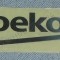 Logo metalic Beko , pentru electrocasnice , sticker