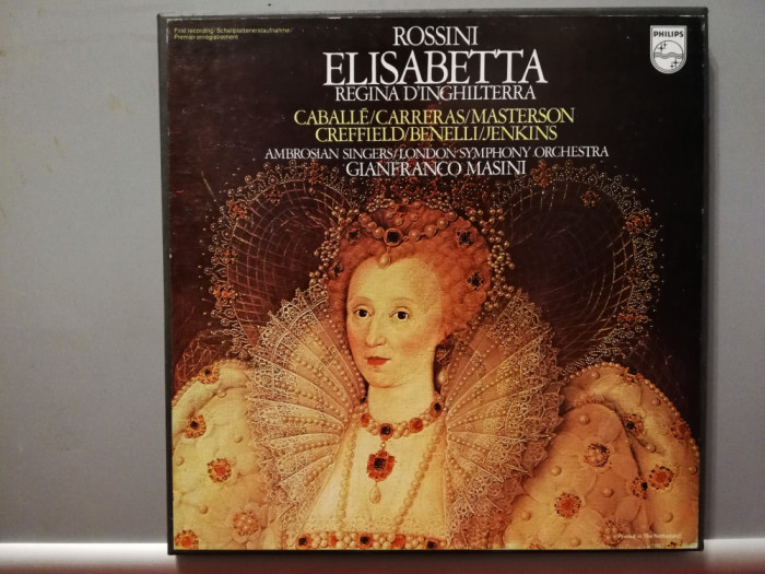 Rossini &ndash; Elisabettta &ndash; 3LP Box (1976/Philips/RFG) - Vinil/Vinyl/NM+