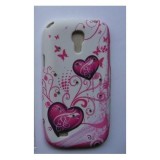 Husa Silicon cu model iPhone 4 / 4S Heart