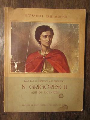 N. Grigorescu: anii de ucenicie - G. Oprescu, R. Niculescu foto