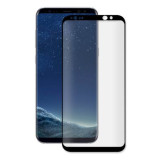 Folie de sticla FULL COVER pentru Samsung Galaxy S8, GloMax 3D Negru