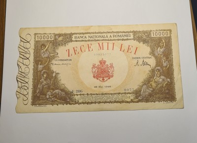 10000 lei 1946 XF + foto