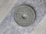 Moneda franta 20 centimes 1943, Europa