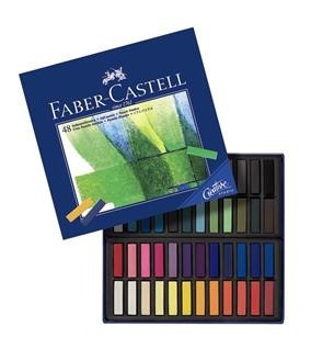 Cutie Creioane Pastel Soft Mini Faber-Castell 48 culori foto