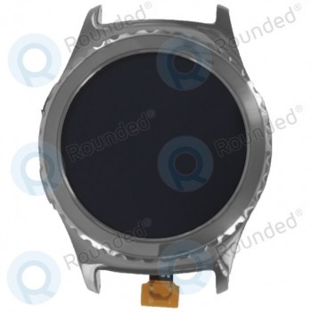 Samsung Galaxy Gear S2 Classic (SM-R732) Unitate de afișare completă argintiu platinat GH97-18012C foto