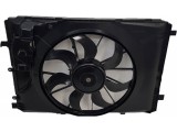 GMV radiator electroventilator Mercedes Clasa A (W176), 2012-2018, A180 CDI BlueEFFICIENCY, motor 1.5 CDI, benzina, 405 mm; 4 pini; cu modul de contr