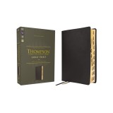 Esv, Thompson Chain-Reference Bible, Large Print, Leathersoft, Black, Red Letter, Thumb Indexed